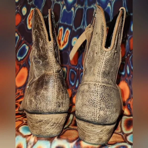 Gorgeous! Western DINGO Women's Genuine LEATHER Boots Size 9 Perfect Condition! - Picture 5 of 7